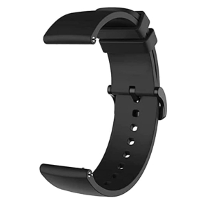 Smart Watch Straps 22mm Universal Silicone Strap with Dots Texture for Samsung Watch 3 45mm / Samsung Gear S3 Classic/Frontier/Huawei GT2/Realme S/S Pro (Black)