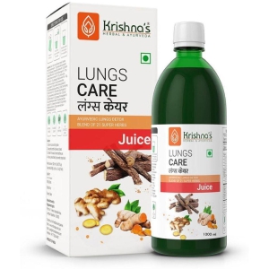 Krishnas Herbal & Ayurveda Lungs Care Juice - 1000 Ml