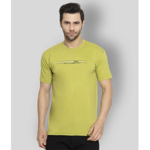 Zeffit - Cotton Blend Regular Fit Olive Green Mens Sports T-Shirt ( Pack of 1 ) - None