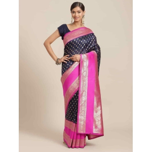 Women''s Banarasi Art Silk Saree With Unstiched Blouse Piece