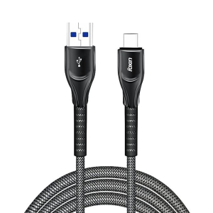 Foxin FDC-CU604 1.2M Fabric Braided Durable USB Cable With 4.0AMP Fast Charging