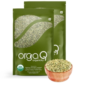 OrgaQ Organicky Organic Souff/Fennel Seeds