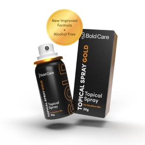 Bold Care Extend Gold Advanced Long Last Delay Spray For Men with Zero Alcohol, For Lasting Longer In Bed Easily - 20ml