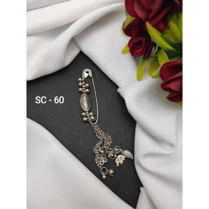Silver Saree Pin For Women ( ghughari )