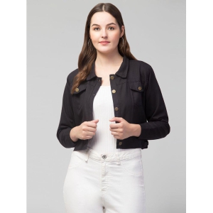 Glito - Cotton Black Jackets Pack of 1 - None