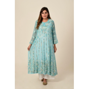 Ladies New Fashion Hand Chikankari Kurti