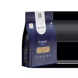 Milletry Foxtail Millet Grain, Protein & Fibre Superfood Millets Whole Grains, Support Strong Bones, for Pancake, Dosa, Porridge, Low Glycemic Index, Gluten Free Millets Food(750gm Millets in