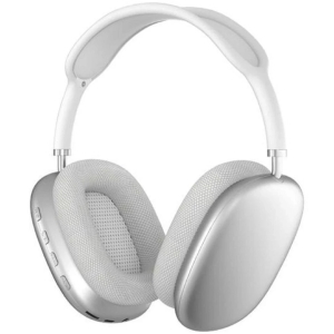 OLIVEOPS P9 Silver Headphones Bluetooth Bluetooth Headphone On Ear 4 Hours Playback Active Noise cancellation IPX4(Splash & Sweat Proof) Silver