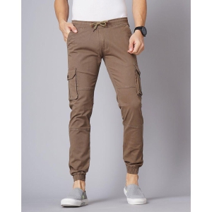 Paul Street Brown Slim Cargos ( Pack of 1 ) - None