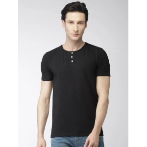 Mens Cotton Half Sleeve Round Neck Tshirt-L