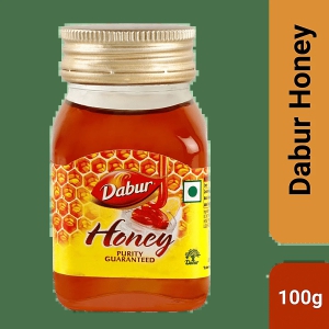 Dabur 100% Pure Honey - Worlds No. 1 Honey With No Sugar Adulteration, 100 G Bottle