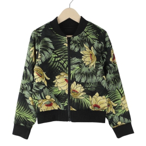 tropical-printed-green-color-bomber-jacket-none