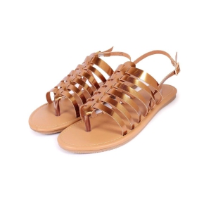 WOMEN Vintage Rose Gold Flat Sandals