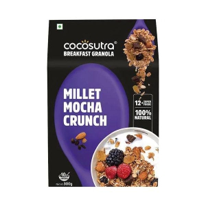 Cocosutra Breakfast Granola Millet Mocha Crunch 300 Gms