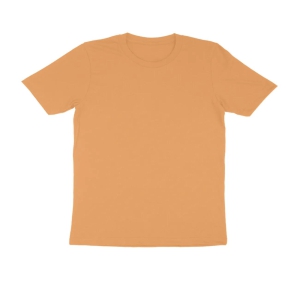 MENS ROUND NECK T-SHIRT-Mustard Yellow / 2XL