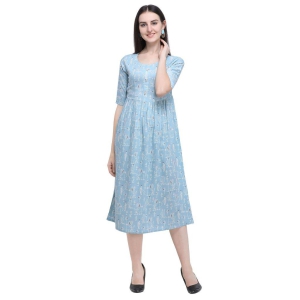 SHOPPING QUEEN Women Rayon Anarkali Kurta