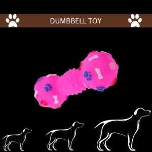 Dumbbell Sound Dog Toy-Single