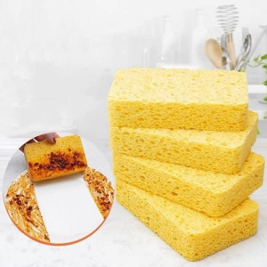 MULTIUSE WOOD PULP KITCHEN CLEANING SPONGE (PACK OF 3)