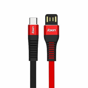 Foxin CU603 Dual Sided USB & Dual Colour Type-C Data & Fast Charging 3.0 AMP Cable