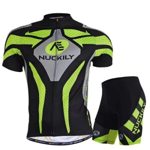 Nuckily Mycycology MA005-MB005 Half Sleeves Jersey and Gel Padded Shorts-XXL