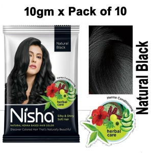 Nisha Natural Henna Based Hair Color With Amla, Shikakai, Aloevera & Hibiscus