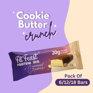 Protein Bars Cookie Butter Crunch Pack of 18