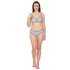 Marilyn Everyday Bra & Hipsters Set-Grey / M