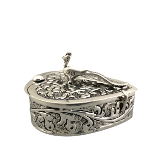 iJuels 925 pure silver Chopra/box for roli/kumkum/chandan/Chawal with Certificate of purity,