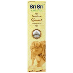 Sri Sri Tattva Premium Sandal AgarbattiIncense Sticks  LongLasting Fragrance 100 g 