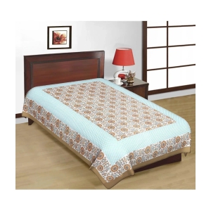 UniqChoice Single Cotton Multicolor Traditional Bed Sheet