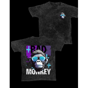 Bad Monkey Oversized Stonewash Tshirt-S