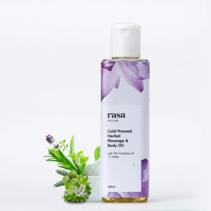 Cold Pressed Herbal Massage & Body Oil-200ML