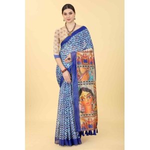 Women''s Kalamkari Digital Printed Saree