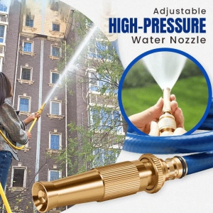 BrassMax Pro: Portable High-Pressure Water Nozzle-Pack of 1