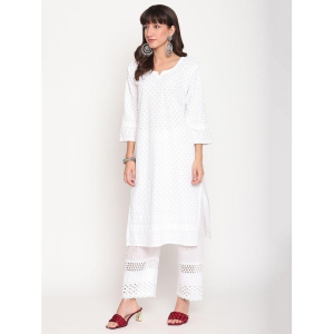 queenley-white-cotton-womens-straight-kurti-pack-of-1-3xl