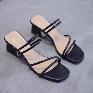 Ankle Strap Stiletto Sandals-Green / 35