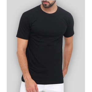 SKYRISE - Black Cotton Slim Fit Mens T-Shirt ( Pack of 1 ) - None