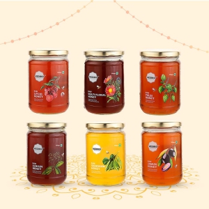 Assorted Honey Combo-6 Jars of 1Kg (Save 25%)