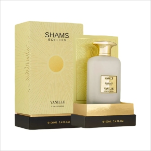 Hamidi Shams Edition Vanille 100ml L’Eau De Aqua | Perfumes for Men | Alcohol-Free | Premier Long Lasting | Fragrances