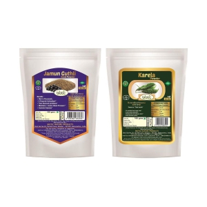 Biotic Karela & Jamun Seed Powder for Diabetes Powder 200 gm Pack of 2