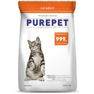 Purepet Mackerel Adult Cat Food 7 Kgs