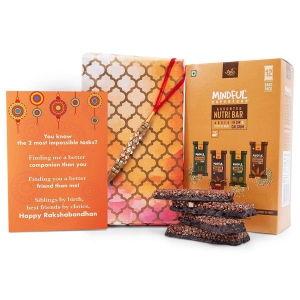 Healthy Millet Gift Wrap Pack- including Designer Rakhi