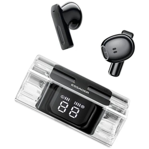 VEhop Power Slide In Ear True Wireless (TWS) 30 Hours Playback IPX4(Splash & Sweat Proof) Low Latency,Powerfull bass -Bluetooth V 5.3 Black