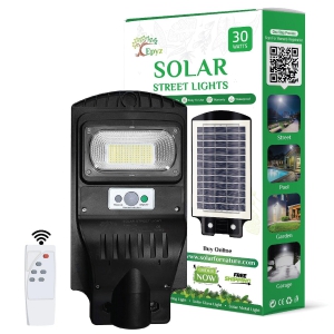 30 Watt Solar Street Light (White Light)-Without Pole