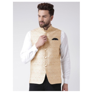 Hangup Multi Cotton Blend Nehru Jacket - None