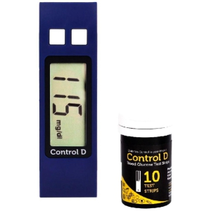 Control D - 10 Strip with Glucometer