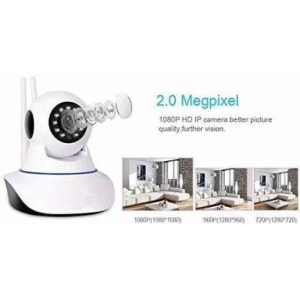 CCTV 1080p Wireless Camera WiFi Mobile 360°Live Alarm TwoWay Audio Night Vision Security Camera  (256 GB, 1 Channel)