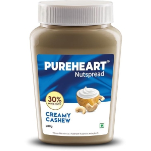 pureheart-nut-spread-creamy-cashew-nutty-spread-for-breakfast-delicious-smooth-creamy-snack-200-gm