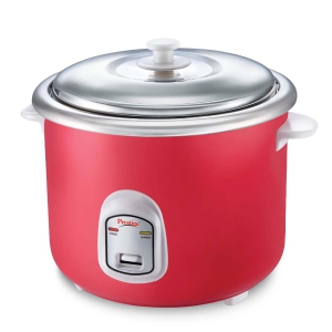 PRESTIGE DELIGHT ELECTRIC RICE COOKER PROK 1.8 SS (SILKY RED) (1.8L OPEN TYPE, WITH STAINLESS STEEL COOKING PAN -1 UNIT)