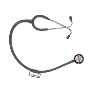 Healthgenie HG-301G  Doctors Dual Stainless Steel Stethoscope 65 cm Cardiology Grey